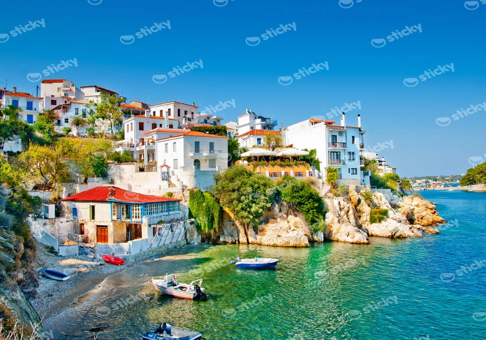 Πινακας σε καμβά OLD SKIATHOS