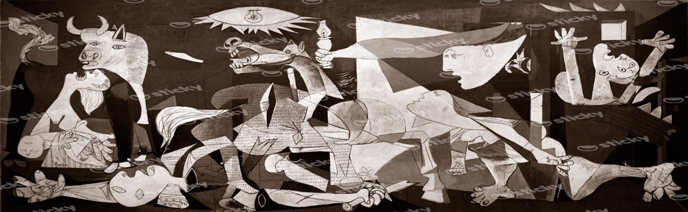 Πίνακας σε καμβά PICASSO - GUERNICA