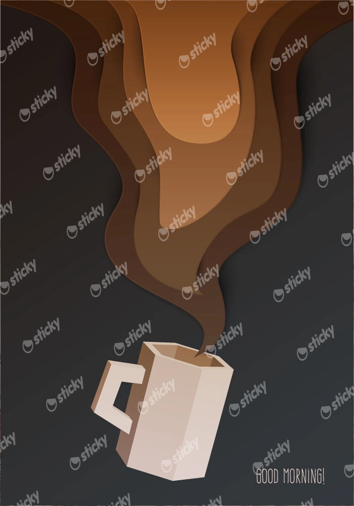 Πινακας σε καμβά MINIMALISTIC COFFEE