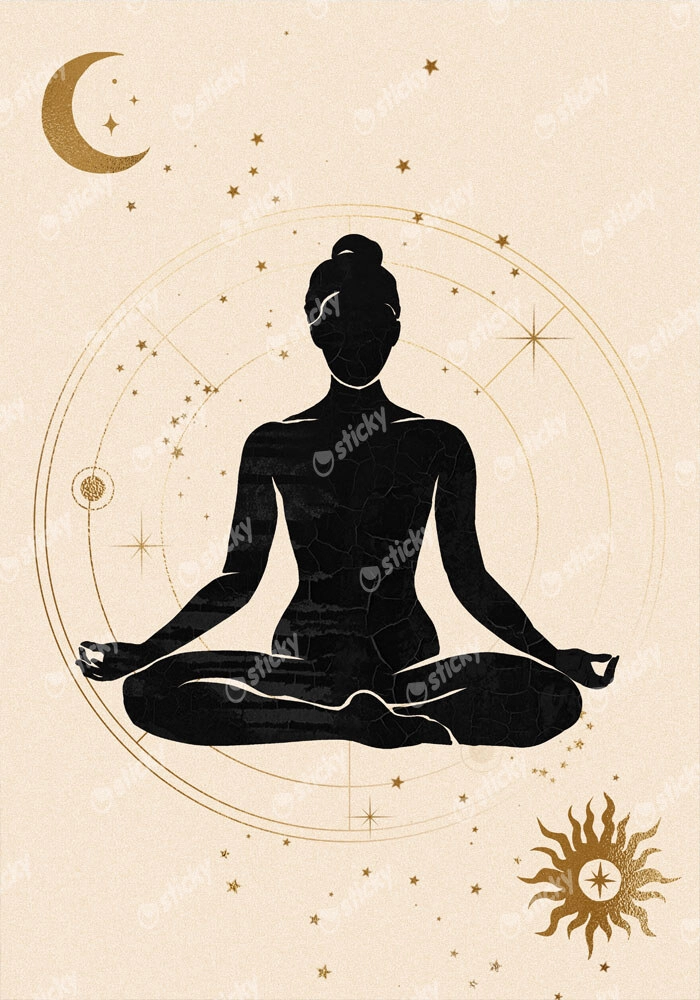 Πινακας σε καμβά YOGA ASTROLOGY