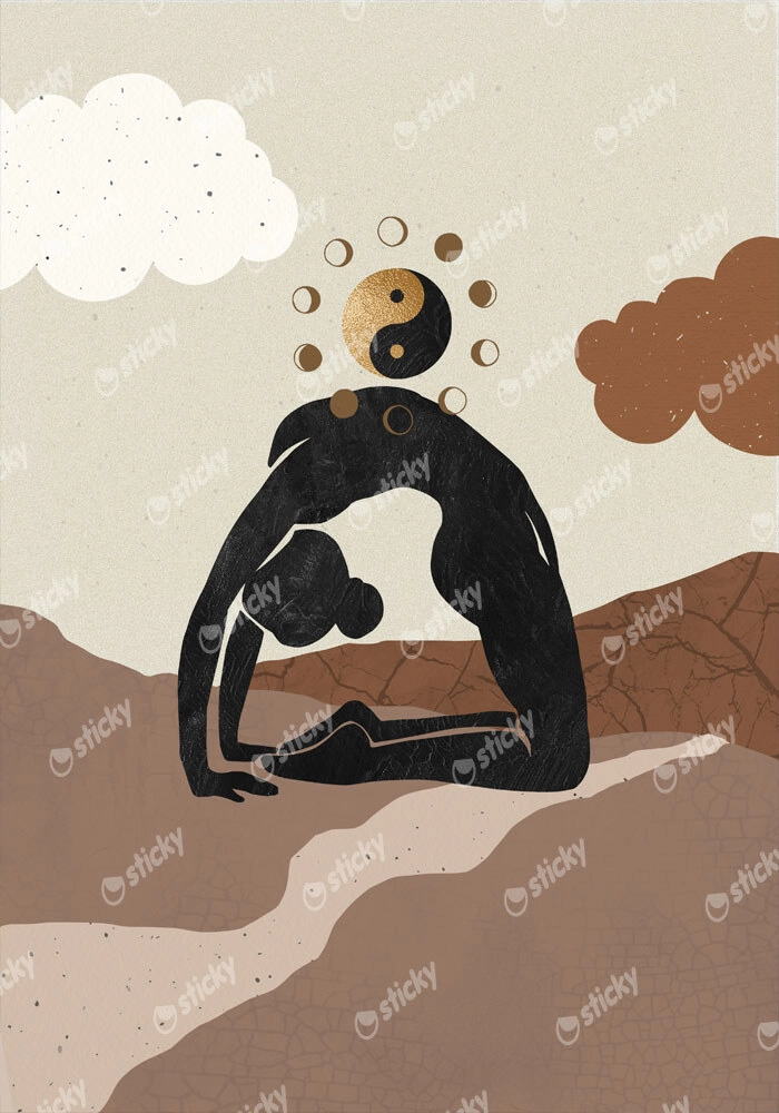 Πινακας σε καμβά YOGA MEDITATION