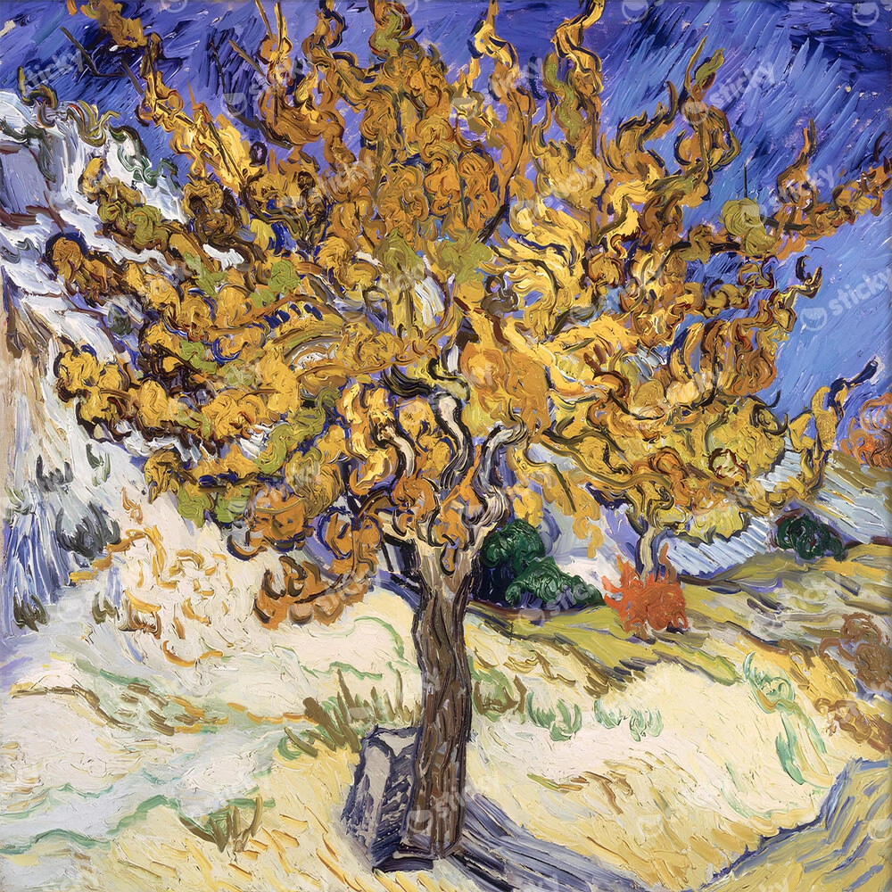Πίνακας Τετράγωνος VAN GOGH - MULBERRY TREE