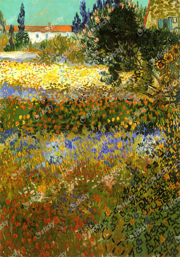 Πινακας σε καμβά VAN GOGH - GARDEN IN BLOOM ARLES