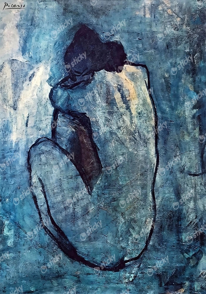 Πινακας σε καμβά PICASSO - BLUE NUDE