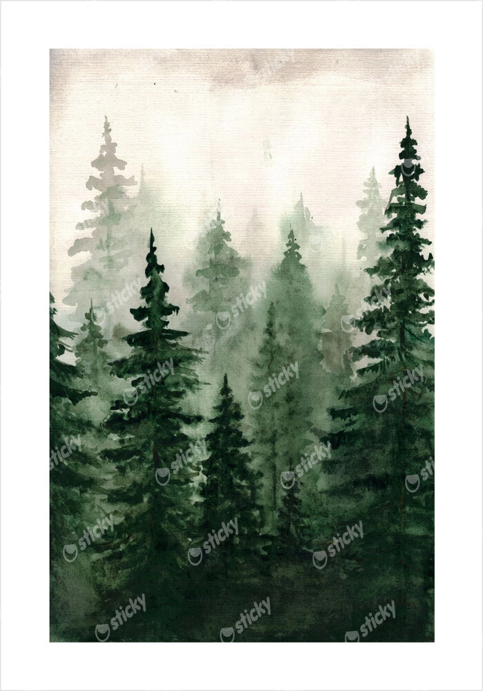 Πόστερ WATERCOLOR FOREST
