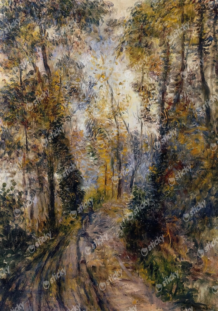 Πινακας σε καμβά RENOIR - THE FOREST PATH 1871