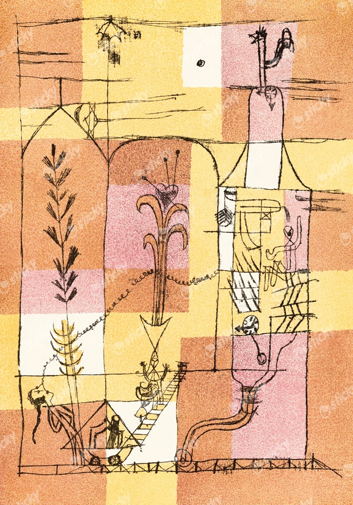Πινακας σε καμβά PAUL KLEE - IN THE SPIRIT OF HOFFMAN