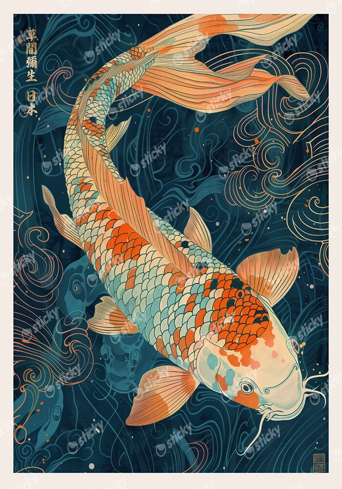 Πόστερ JAPANESE FISH