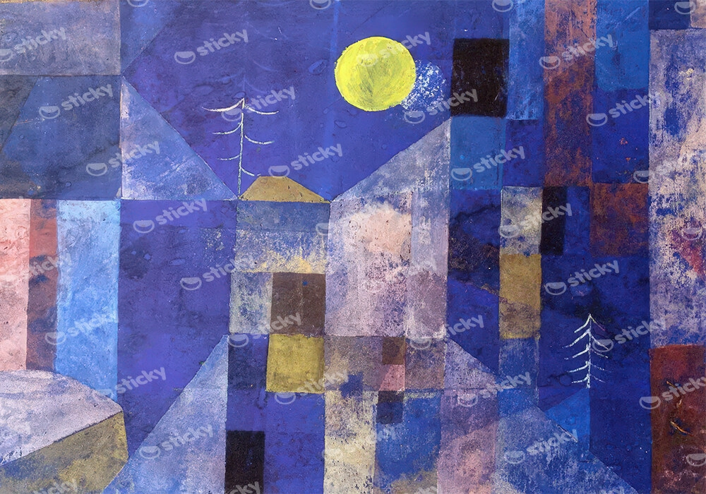 Πινακας σε καμβά PAUL KLEE - MOONSHINE 1919