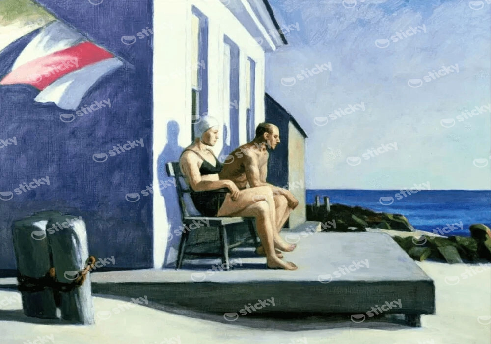 Πινακας σε καμβά EDWARD HOPPER - SEA WATCHERS