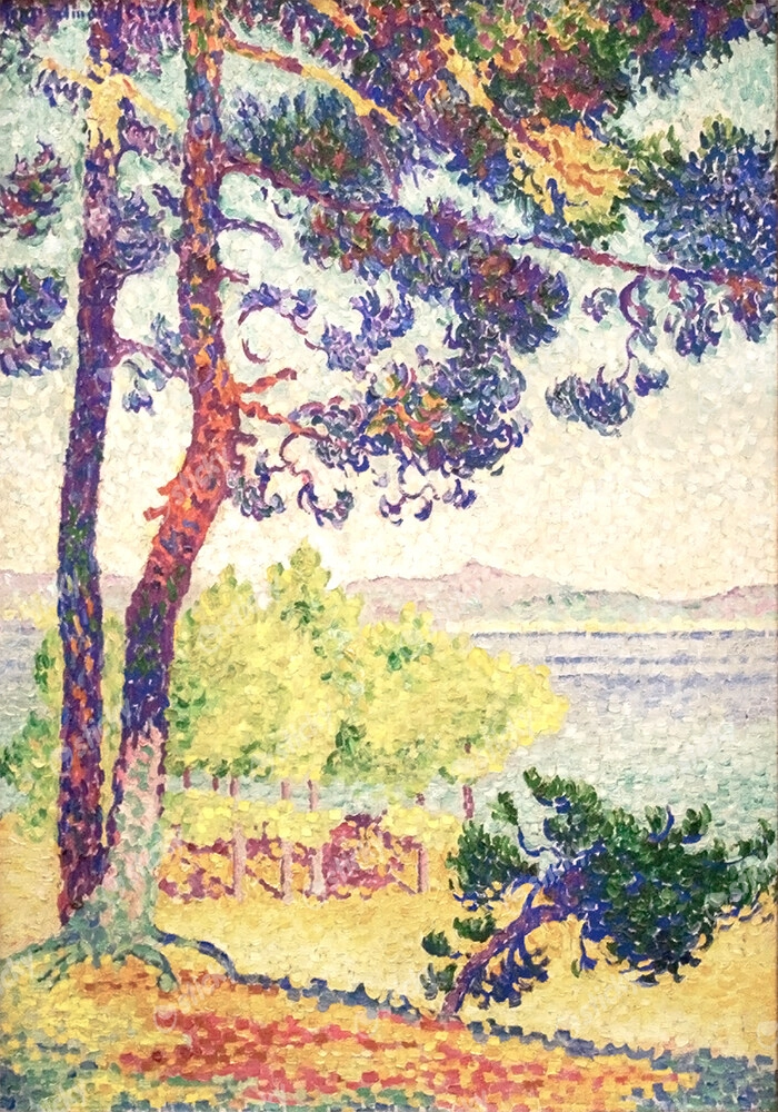 Πινακας σε καμβά HENRI EDMOND CROSS - AFTERNOON AT PARDIGON