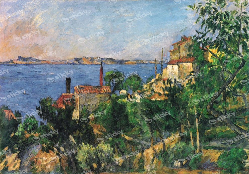 Πινακας σε καμβά PAUL CEZANNE - LA MER A L'ESTAQUE