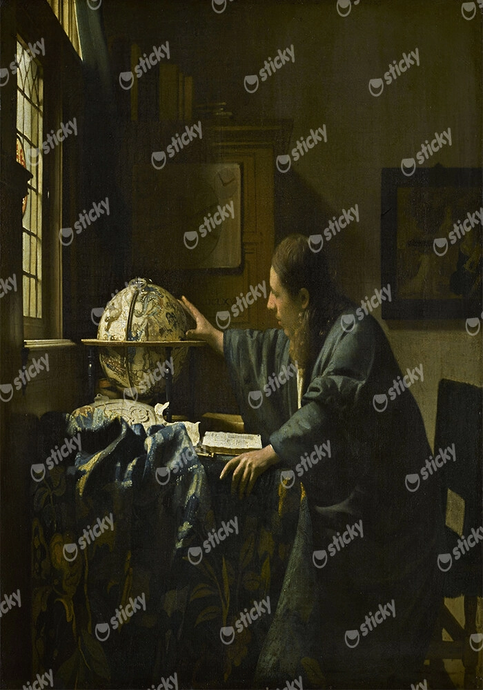Πινακας σε καμβά VERMEER - THE ASTRONOMER