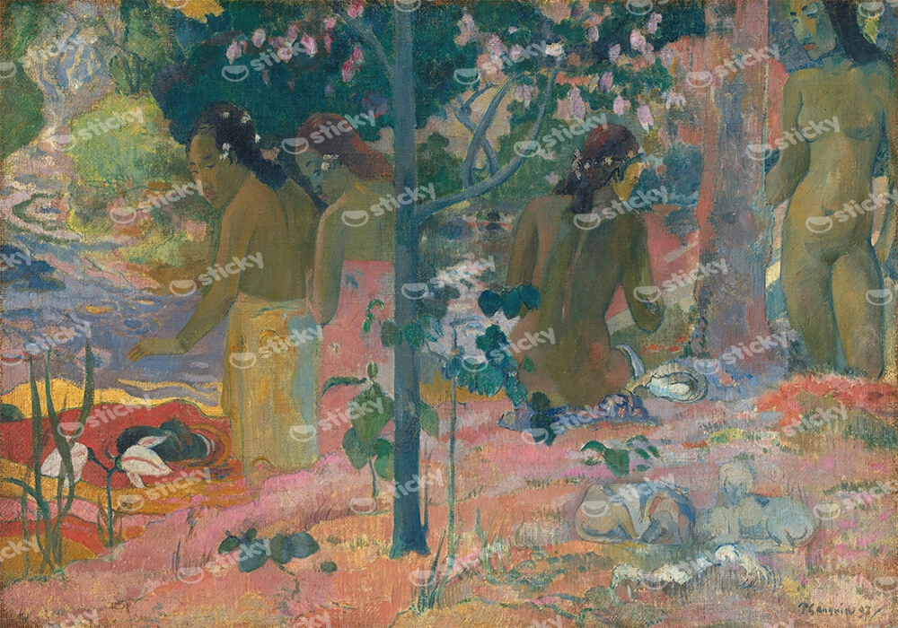 Πινακας σε καμβά PAUL GAUGUIN - THE BATHERS