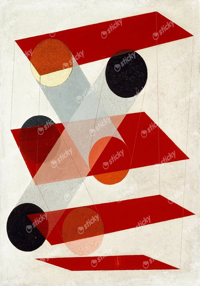 Πινακας σε καμβά LASZLO MOHOLY-NAGY - GALALITE PICTURE