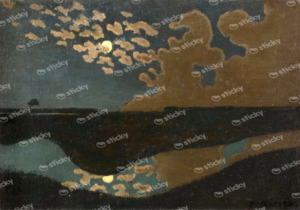Πινακας σε καμβά FELIX VALLOTTON - CLAIR DE LUNE
