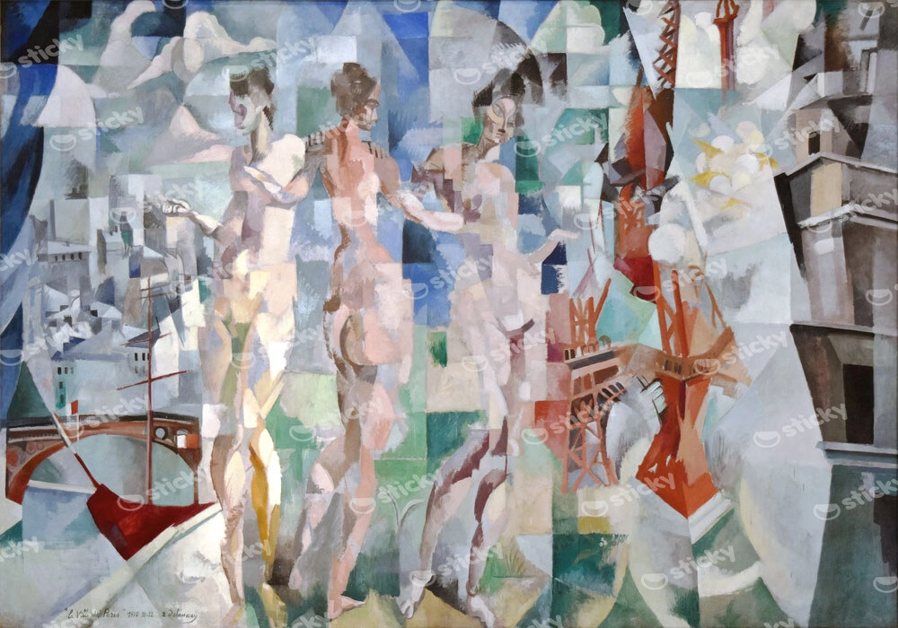 Πινακας σε καμβά ROBERT DELAUNAY - THE CITY OF PARIS