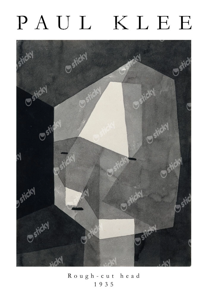 Πόστερ PAUL KLEE - ROUGH-CUT HEAD