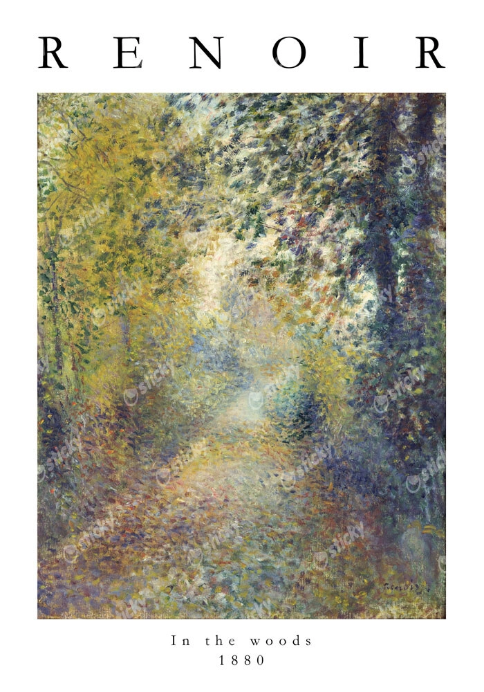 Πόστερ RENOIR - IN THE WOODS