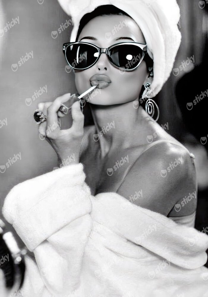 Πόστερ AUDREY HEPBURN LIPSTICK