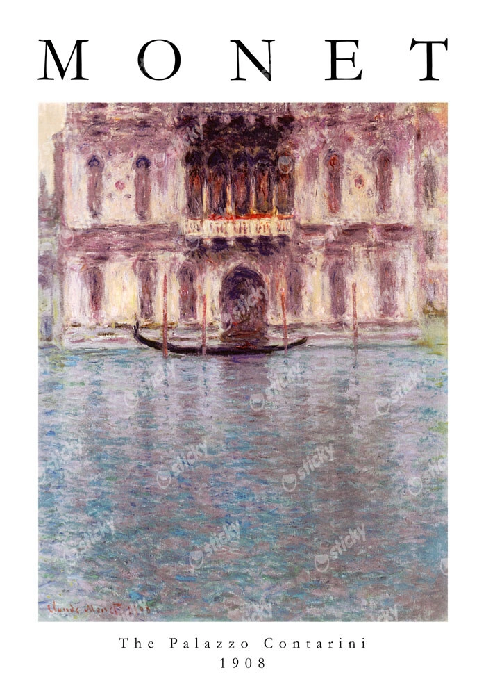Πόστερ MONET - THE PALAZZO CONTARINI