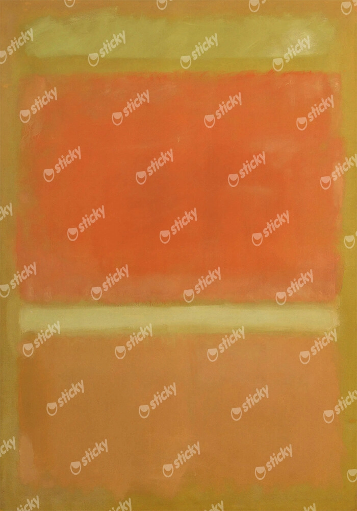 Πινακας σε καμβά ROTHKO - BROWN RED