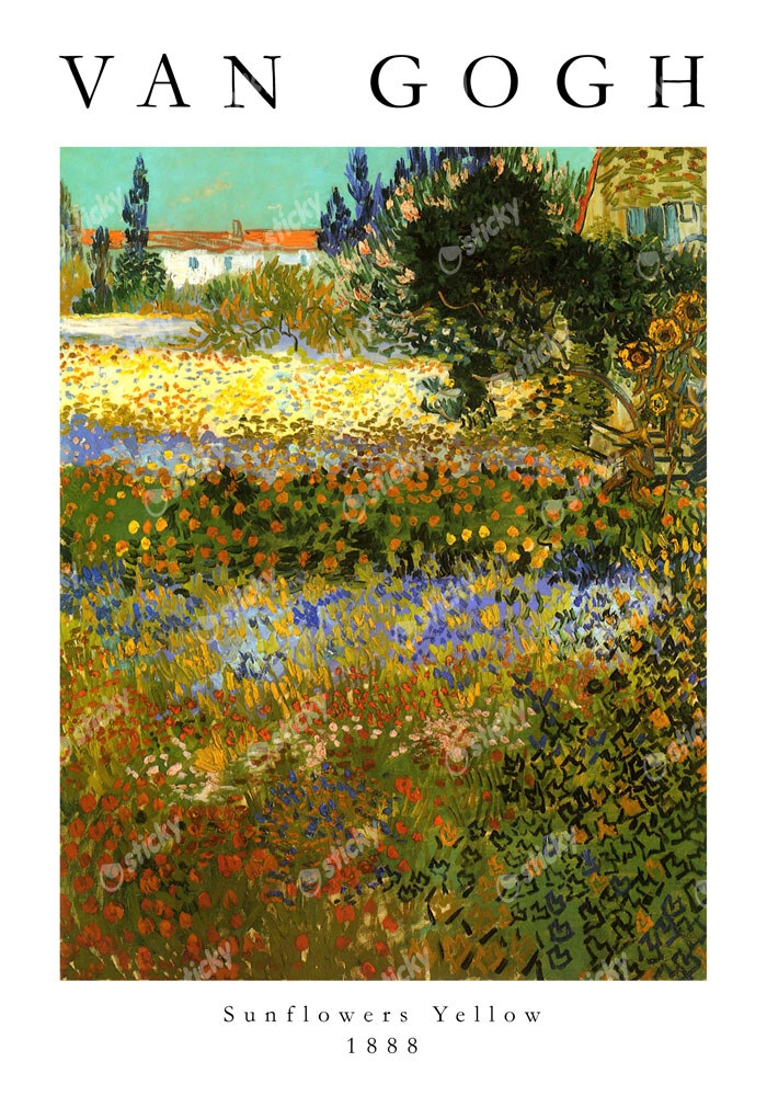 Πόστερ VAN GOGH - GARDEN IN BLOOM ARLES
