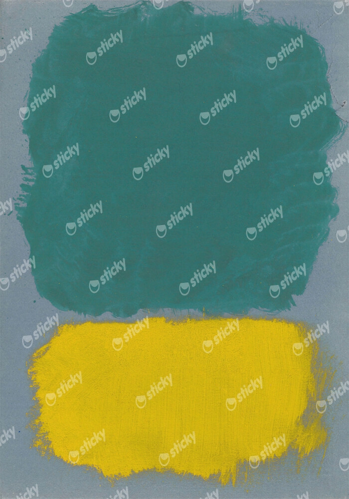 Πινακας σε καμβά ROTHKO - GREEN YELLOW BLUE