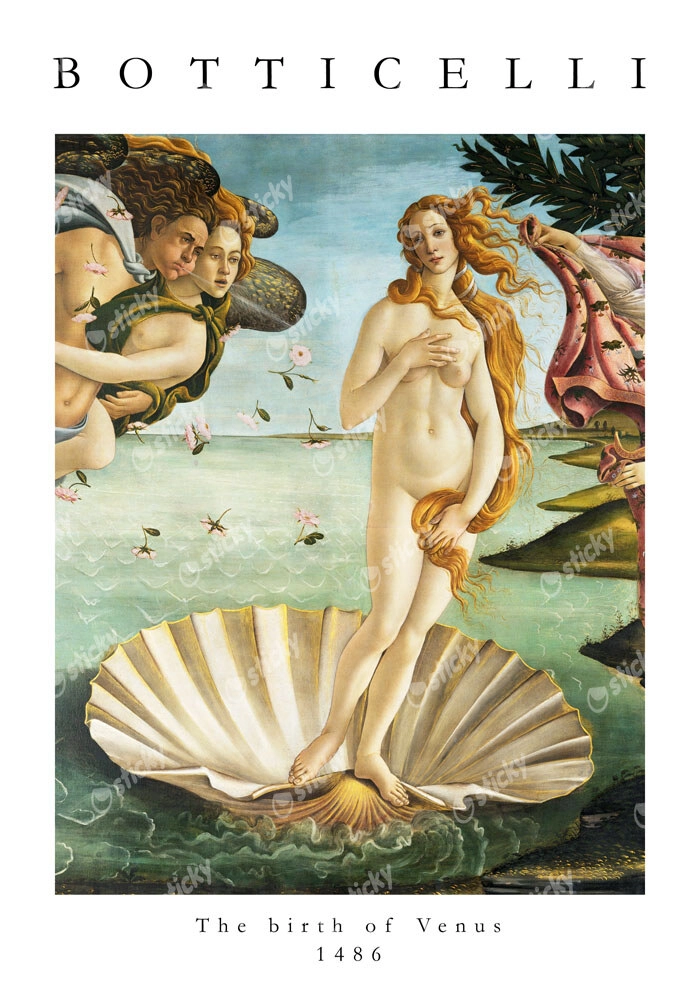 Πόστερ BOTTICELLI - THE BIRTH OF VENUS