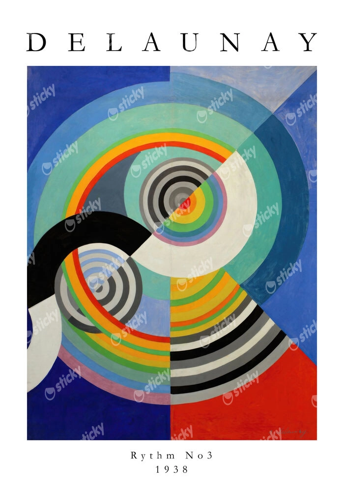 Πόστερ ROBERT DELAUNAY - RYTHM NO3
