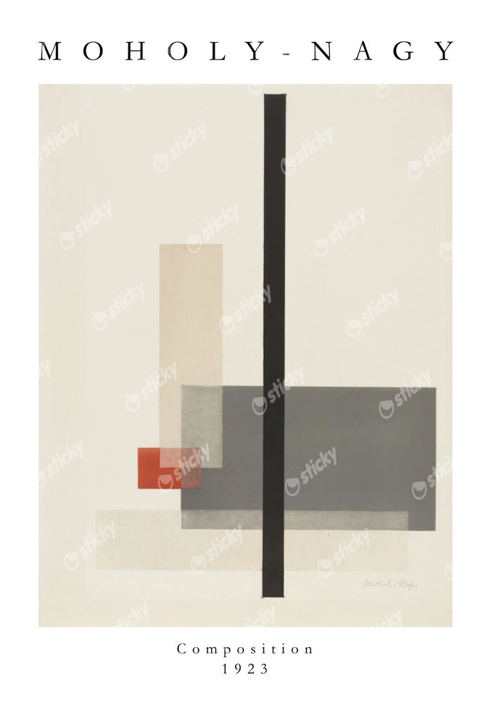 Πόστερ LASZLO MOHOLY-NAGY - COMPOSITION 1923