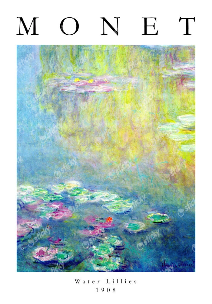 Πόστερ MONET - WATER LILIES