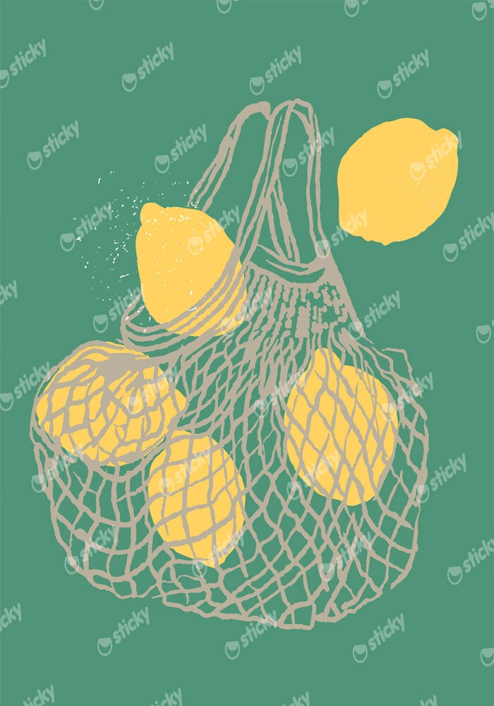 Πόστερ MINIMAL LEMONS