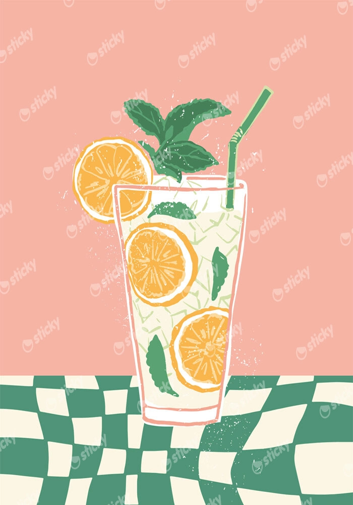Πόστερ MINIMAL COCKTAIL