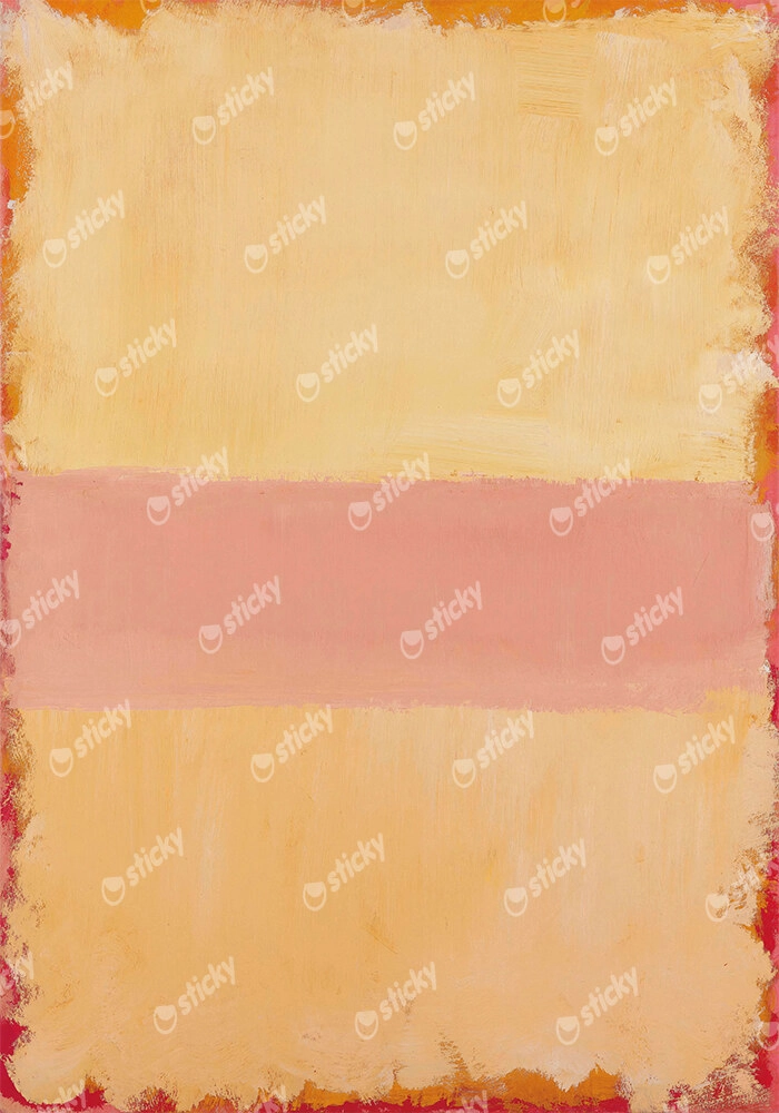 Πινακας σε καμβά ROTHKO - BEIGE PINK