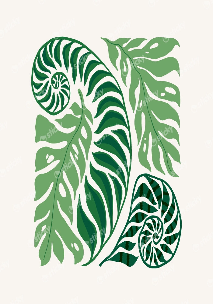 Πόστερ FLORAL MATISSE STYLE