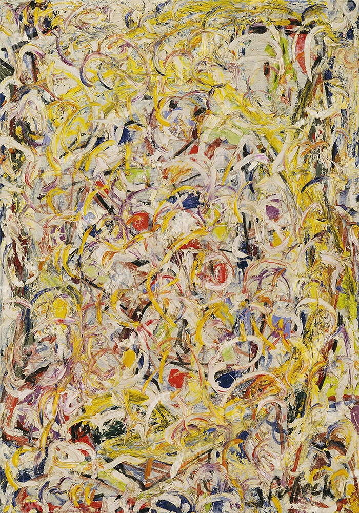 Πινακας σε καμβά JACKSON POLLOCK - SHIMMERING SUBSTANCE 1946