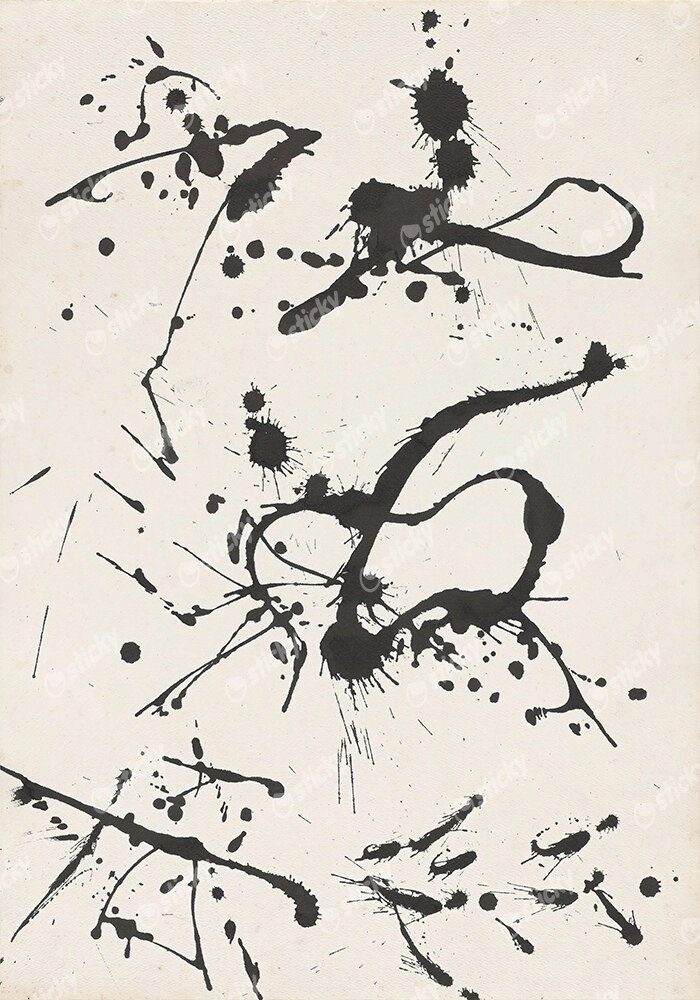 Πινακας σε καμβά JACKSON POLLOCK - UNTITLED C 1950