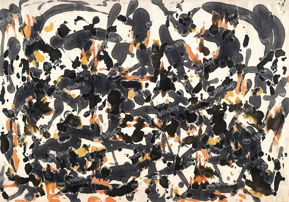 Πινακας σε καμβά JACKSON POLLOCK - UNTITLED 1948
