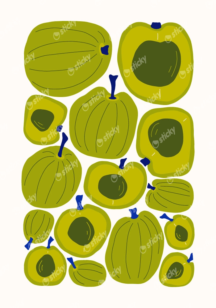 Πόστερ ABSTRACT AVOCADOS