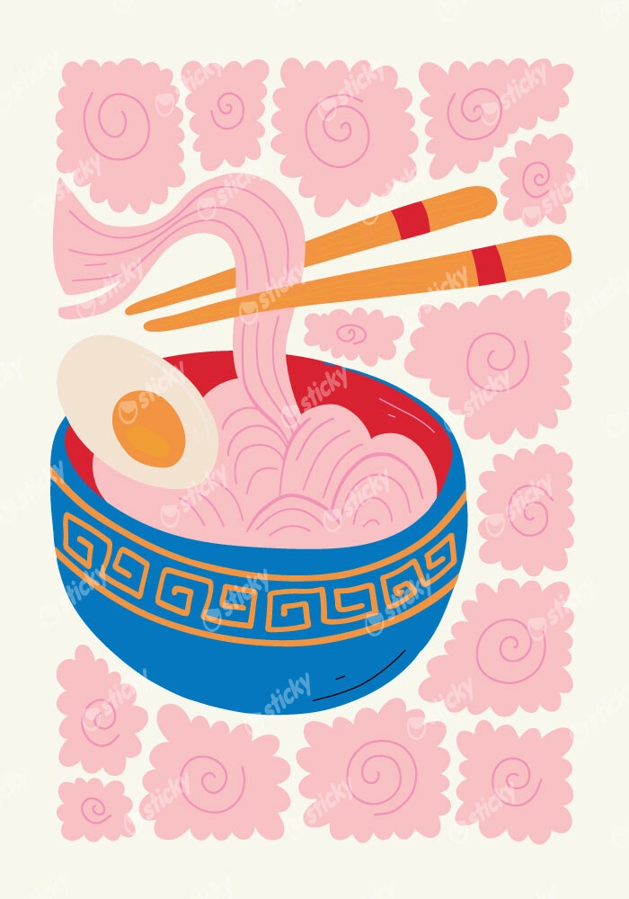 Πόστερ ABSTRACT RAMEN
