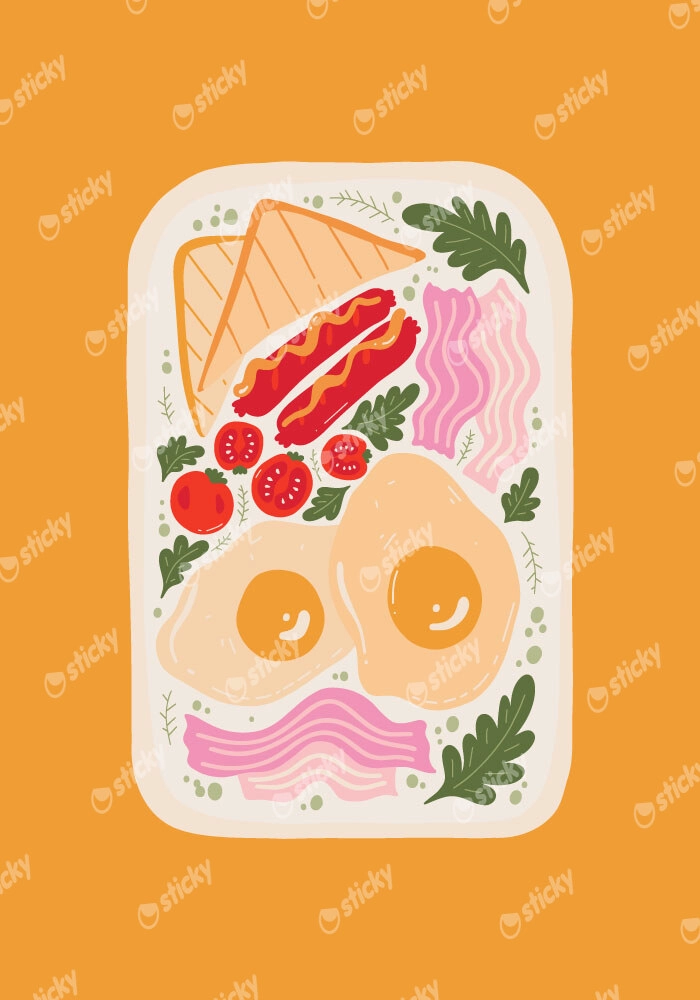 Πόστερ ABSTRACT BREAKFAST 2
