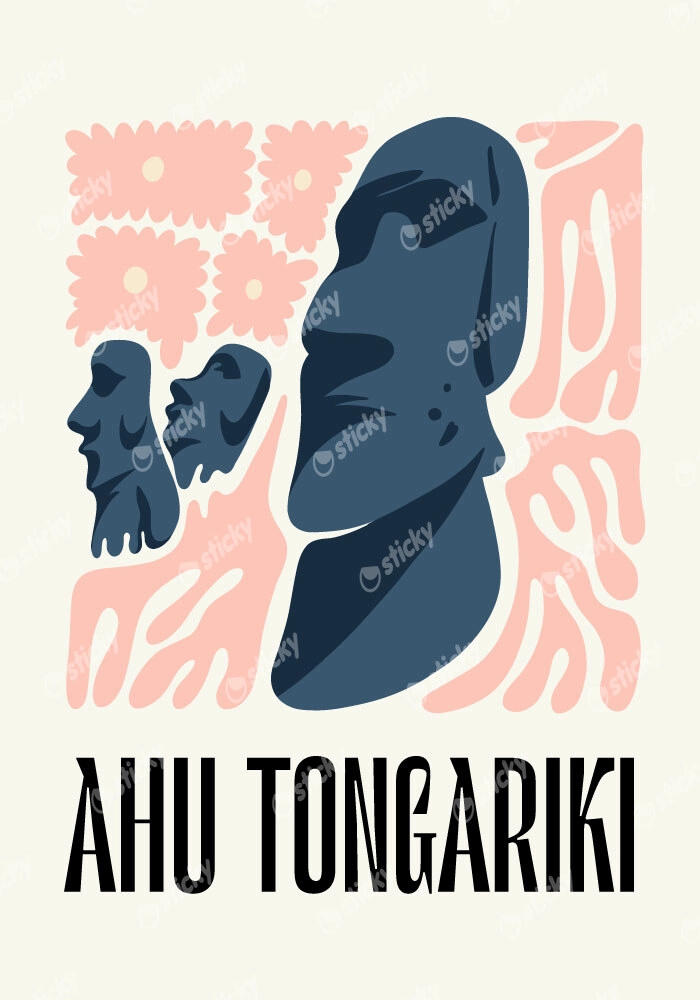 Πόστερ TRAVEL AHU TONGARIKI