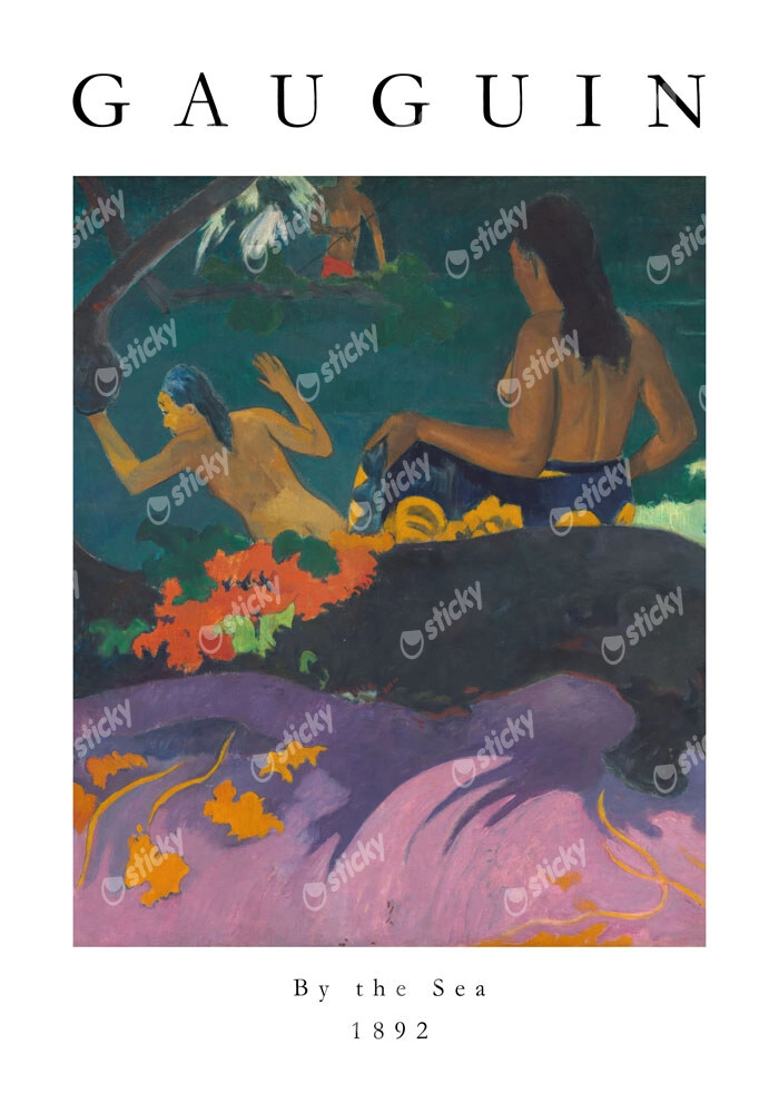 Πόστερ PAUL GAUGUIN - BY THE SEA
