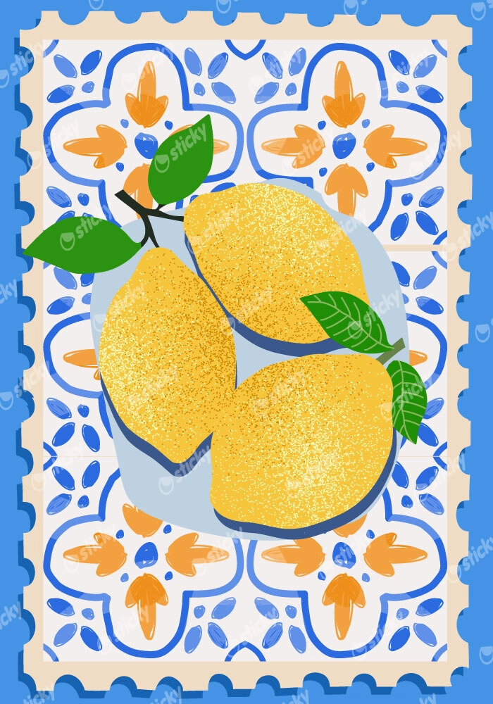 Πόστερ LEMONS ILLUSTRATION