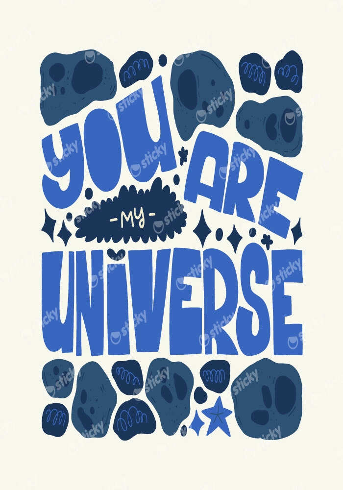 Πόστερ YOU ARE MY UNIVERSE
