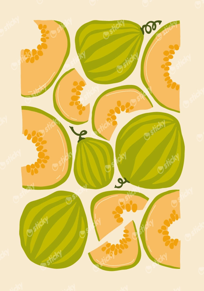 Πόστερ ABSTRACT MELONS