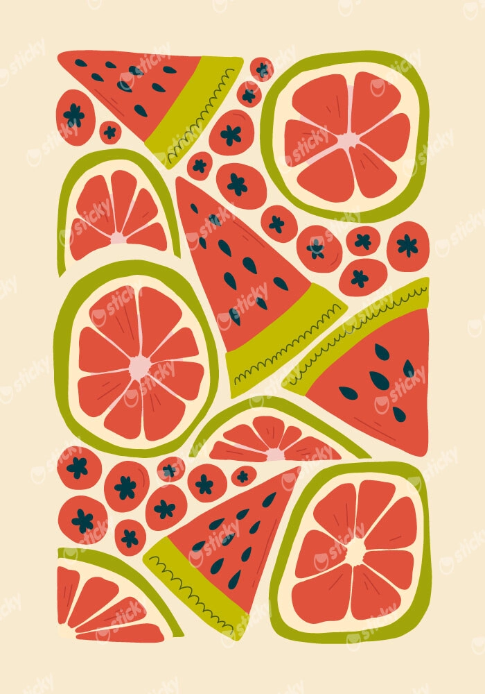 Πόστερ ABSTRACT WATERMELON