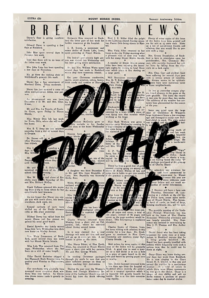 Πόστερ TRENDY DO IT FOR THE PLOT
