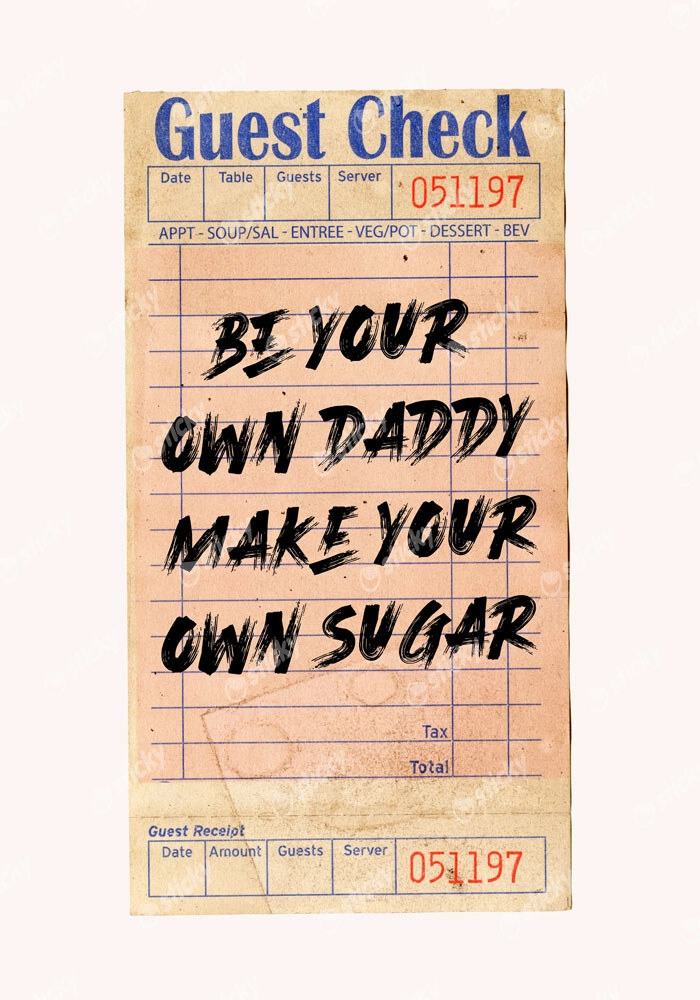 Πόστερ RETRO TRENDY BE YOUR OWN DADDY